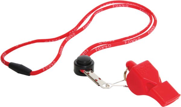 Σφυρίχτρα FOX40 Classic Safety Κόκκινη με Κορδόνι 99030108 - Image 3