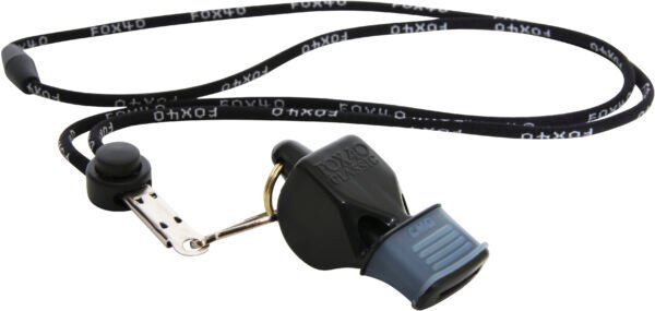 Σφυρίχτρα FOX40 Classic CMG Official Μαύρη με Κορδόνι 96010008 - Image 3