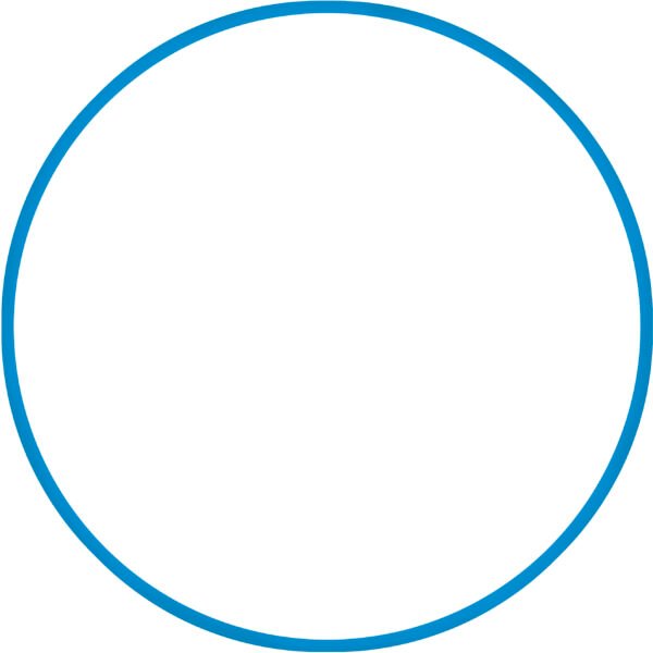 Χούλα-Χουπ 70cm - Φ19mm - 230gr, Μπλε 48159