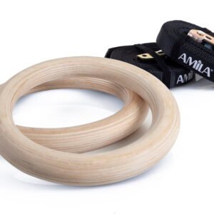 Κρίκοι γυμναστικής AMILA WOOD Gymnastics Rings 84762