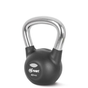 AMILA Kettlebell Rubber Cover Cr Handle 10Kg 44572