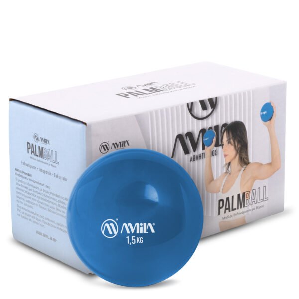 AMILA Palm Ball Two-Pack 1,5Kg Μπλε 96718 - Image 3