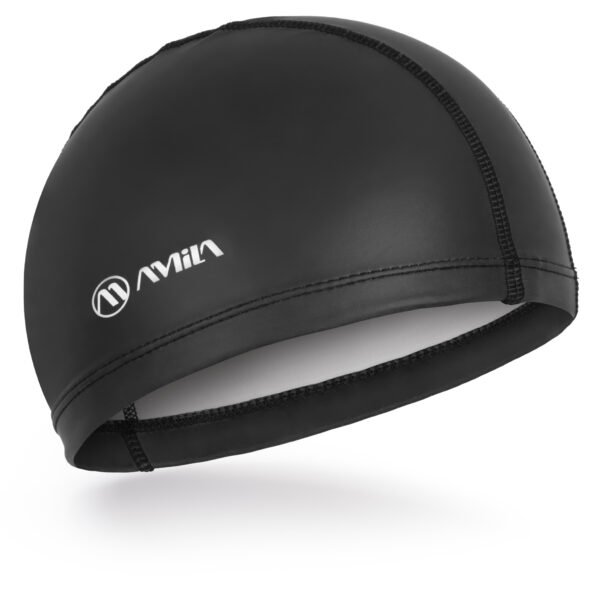 Σκουφάκι Κολύμβησης AMILA Fabric Silicone Μαύρο 47032
