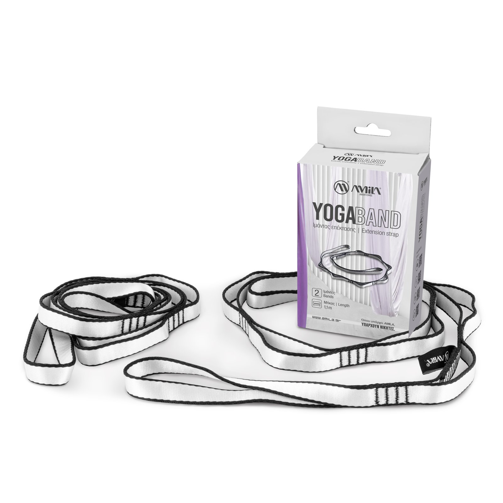 Ιμάντες Επέκτασης για Yoga Swing AMILA YogaBand 81788 - Image 3