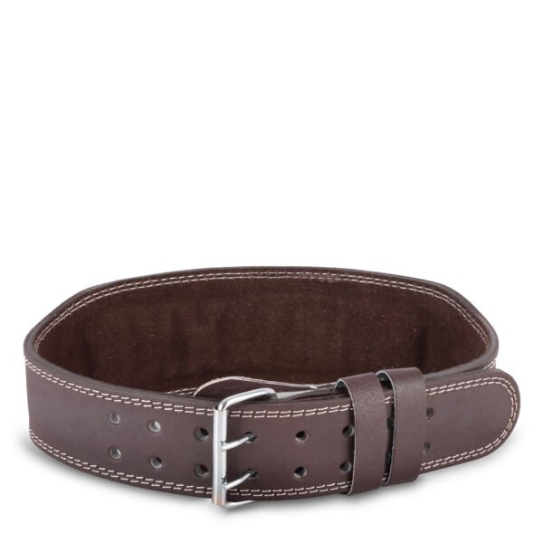 Ζώνη Άρσης Βαρών AMILA Δερμάτινη Καφέ C Quality XL 94914 - Image 3