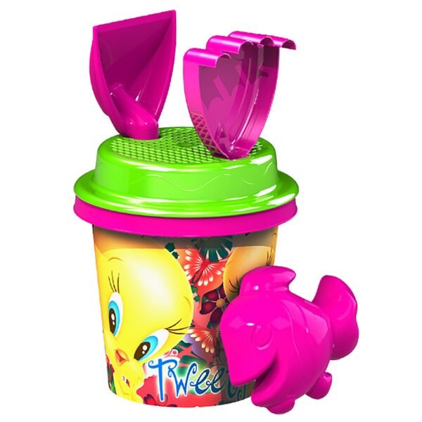 Κουβαδάκι Tweety Μικρό σετ=5τεμ Φ14cm Warner Bros WB-C-1704-TW - (1ΣΕΤ) - (42-758)