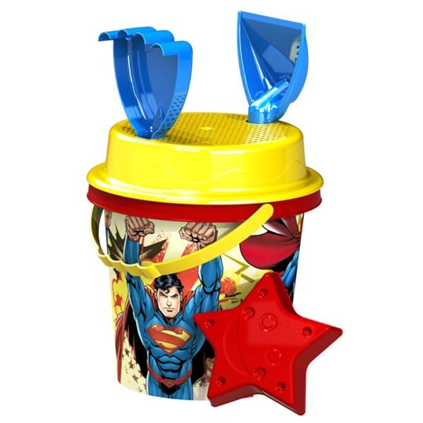 Κουβαδάκι Superman σετ=5τεμ Φ17cm Warner Bros WB-W-1804-S - (1ΣΕΤ) - (42-761)
