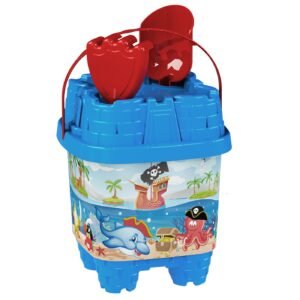Κουβαδάκι Πύργος Πειρατής σετ=4τεμ Φ20cm SummerTiempo 622822 - Τυχαίο-Χρώμα-Σχέδιο-Επιλογή - (1ΣΕΤ) - (42-2802)