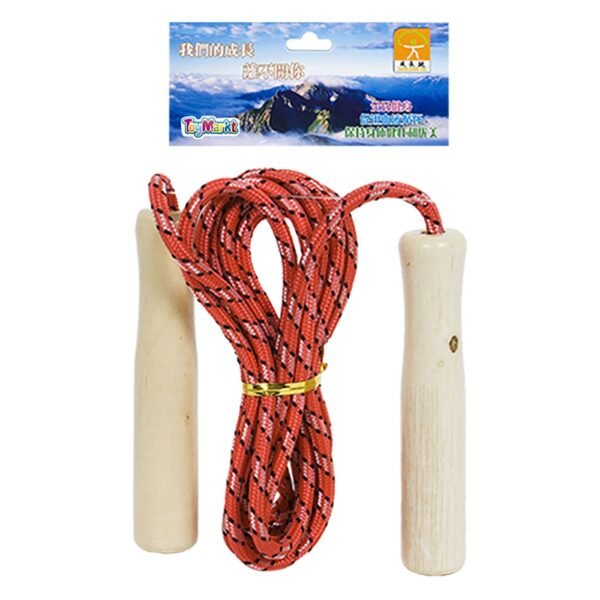 Σχοινάκι Παιδικό (skipping Rope) Ξύλινο 2,6m ToyMarkt 911153 - Τυχαίο-Χρώμα-Σχέδιο-Επιλογή - (1ΤΕΜ) - (71-1133) - Image 3