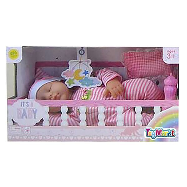 Ξαπλωμένο Μωράκι 35cm Μπαταρίας 36x20x12cm ToyMarkt 98213 - Τυχαίο-Χρώμα-Σχέδιο-Επιλογή - (1ΤΕΜ) - (78-193) - Image 3