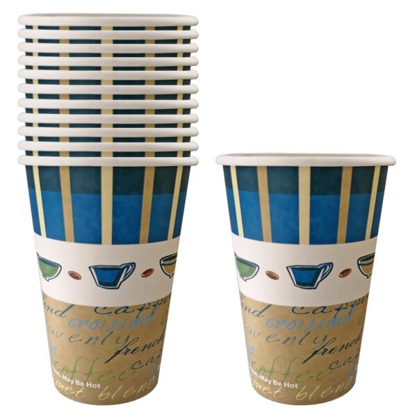 Ποτήρια Χάρτινα Μεγάλα πακ=50τεμ 480ml (16oz) 14x9cm Homie 1001972 - Τυχαίο-Χρώμα-Σχέδιο-Επιλογή - (1ΠΑΚ) - (80-1952) - Image 3