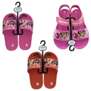 Παντόφλες Minnie 4 Ζευ (22-24) + 4 Ζευ (26-28) + 4 Ζευ (30-32) Disney - (12ΖΕΥ) - (67-256)