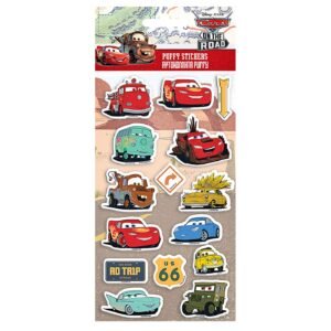 Αυτοκόλλητα Puffy Cars 22x10cm Disney 000562873 - (12ΤΕΜ) - (6-703)