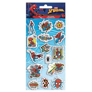 Αυτοκόλλητα Puffy Spiderman 22x10cm Spiderman 000500969 - (12ΤΕΜ) - (6-705)