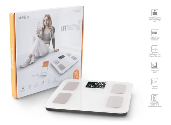 Ζυγαριά Smart Fit Body 5 - Λευκό 95361 - Image 4