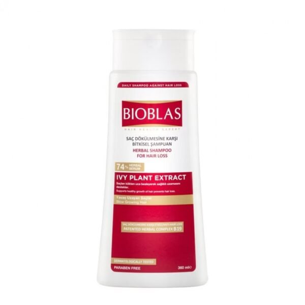 BIOBLAS Ivy Plant Extract Σαμπουάν (Αντι-τριχόπτωση Αργά αναπτυσσόμενα μαλλιά ) 375 ml