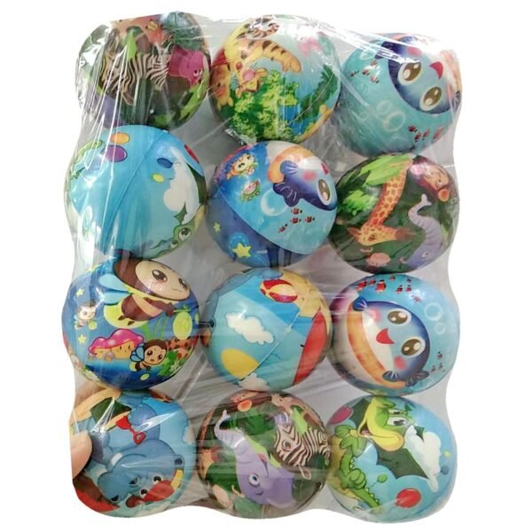 Μπαλάκι Καουτσούκ Ζωάκια Φ6,5cm ToyMarkt 913374 - Τυχαίο-Χρώμα-Σχέδιο-Επιλογή - (12ΤΕΜ) - (71-3354) - Image 3