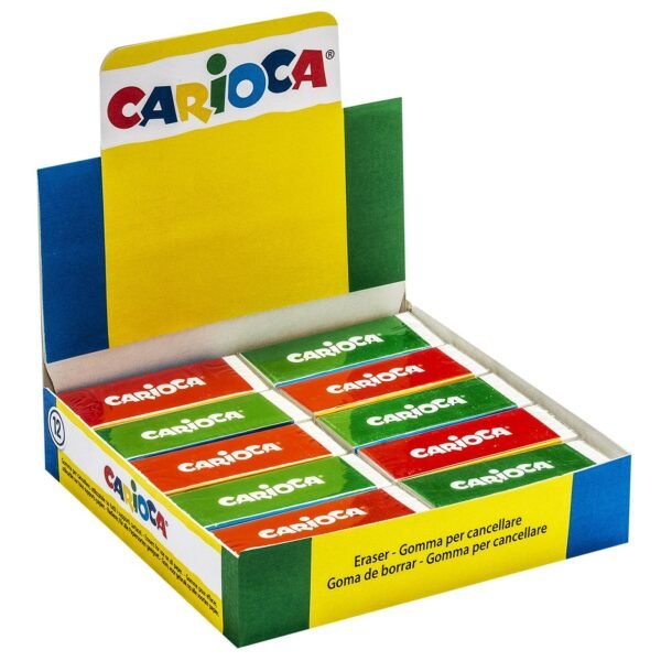 Γόμα Λευκή Carioca κυτ=20τεμ Carioca 40150 - (1ΠΑΚ) - (50-2196)