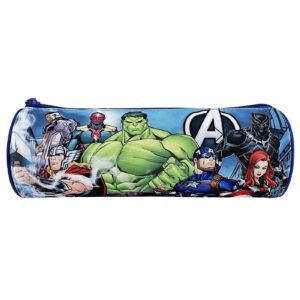 Κασετίνα Βαρελάκι Avengers 23x8cm Avengers 1010E-1411 - (1ΤΕΜ) - (50-2478)
