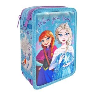 Κασετίνα Γεμάτη Τριπλή Frozen 19,5x12,5x7cm Disney L532P-97232 - (1ΤΕΜ) - (50-2812)