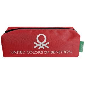 Κασετίνα Κόκκινη United Colors of Benetton 20x6cm Benetton 1015F-9306R - (1ΤΕΜ) - (50-2969)