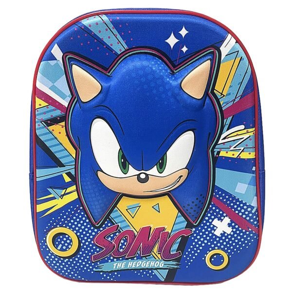 Τσάντα Πλάτης Νηπίου Sonic 3d 31cm Sonic - (1ΤΕΜ) - (50-3114)