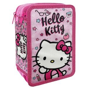 Κασετίνα Γεμάτη Τριπλή Hello Kitty 19,5x12,5x7cm Hello Kitty - (1ΤΕΜ) - (50-3233)
