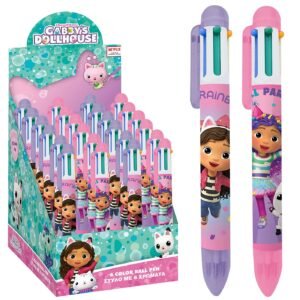 Στυλό 6 Χρωμάτων Gabbys Dollhouse Gabbys Dollhouse 000574053 - (24ΤΕΜ) - (50-3340)