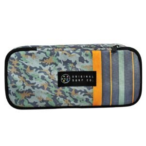 Κασετίνα Βαρελάκι Οβαλ Maui Retro Camo 10χ23χ6cm Gim 339-15141 - (1ΤΕΜ) - (50-3477)