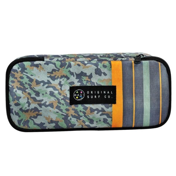 Κασετίνα Βαρελάκι Οβαλ Maui Retro Camo 10χ23χ6cm Gim 339-15141 - (1ΤΕΜ) - (50-3477)