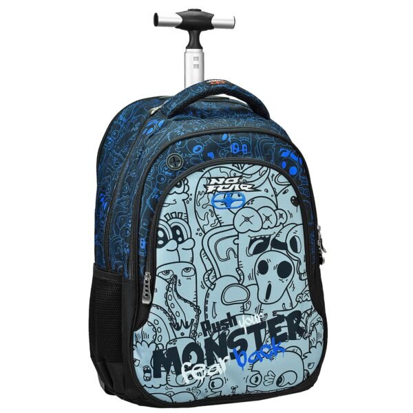 Τρόλευ Τσάντα no Fear Monster 53x37x28cm Gim 348-16074 - (1ΤΕΜ) - (50-3495)