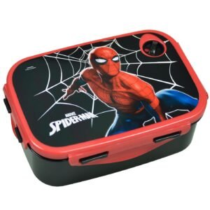 Δοχείο Φαγητού Πλαστικό pp 900ml Spiderman Black City 17,5x7x13cm 900ml Gim 557-12265 - (1ΤΕΜ) - (50-3497)