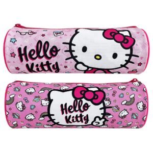Κασετίνα Βαρελάκι Hello Kitty 23x8cm JustNote 703538 - (1ΤΕΜ) - (50-3518)