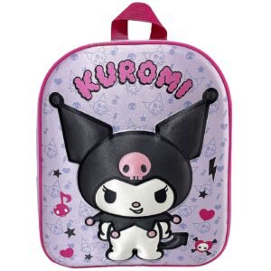 Τσάντα Πλάτης Νηπίου Kuromi 3d 31cm Kuromi 1000EVA31-4251 - (1ΤΕΜ) - (50-3521)