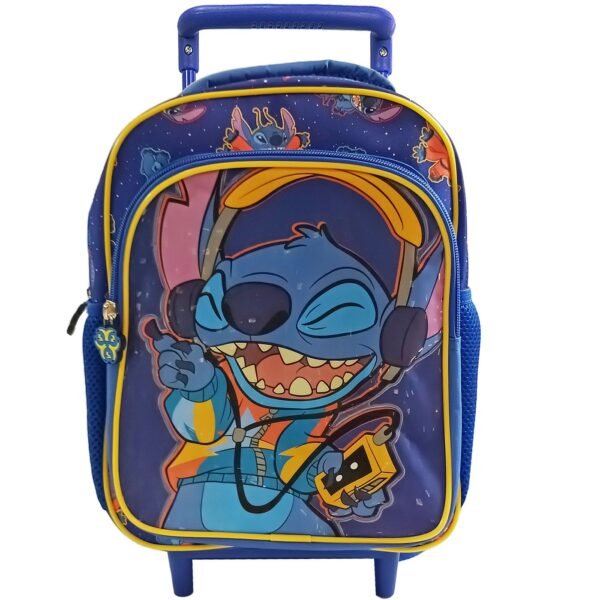 Τσάντα Τρόλευ Νηπίου Stitch με Μπροστινή Τσέπη 29cm Stitch - (1ΤΕΜ) - (50-3541)