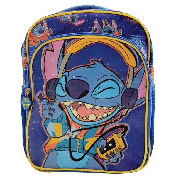 Τσάντα Πλάτης Νηπίου Stitch με Μπροστινή Τσέπη 29cm Stitch - (1ΤΕΜ) - (50-3547)
