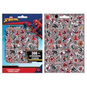 Μπλοκ με 300 Αυτοκόλλητα Spiderman 21,5x14,5cm Spiderman 000484105 - (6ΤΕΜ) - (6-696)