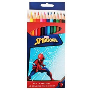 Ξυλομπογιές σετ=12 Χρώματα Spiderman Spiderman - (1ΣΕΤ) - (60-839)