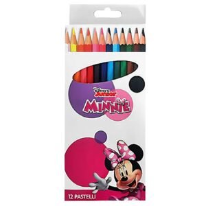 Ξυλομπογιές σετ=12 Χρώματα Minnie Disney - (1ΣΕΤ) - (60-845)