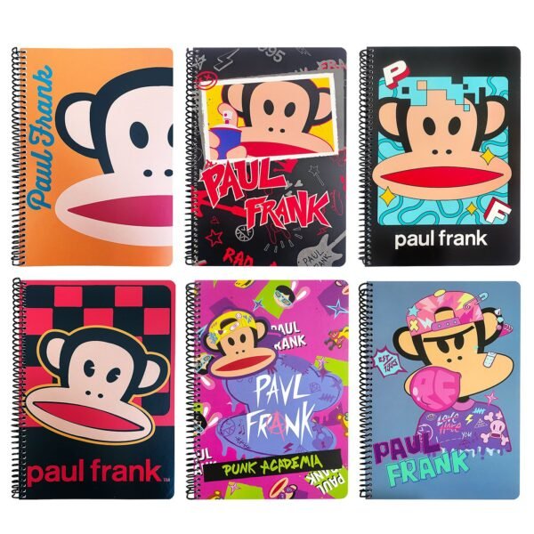 Τετράδιο Σπιραλ 70φύλλων 2 Θεμάτων Paul Frank Digital 25x17cm Gim 346-81402 - (10ΤΕΜ) - (84-365)