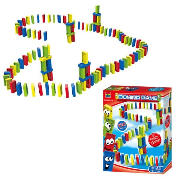 Πολύχρωμο Ντόμινο 19x24x6cm ToyMarkt 913621 - (1ΤΕΜ) - (71-3601)