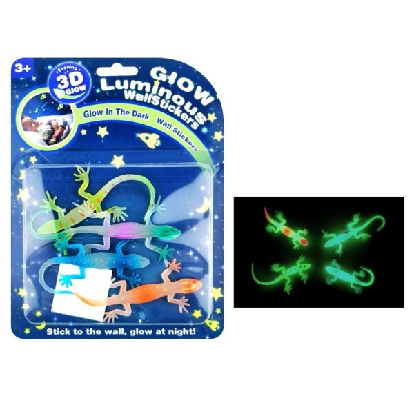 Φωσφορίζοντα Ερπετά σε Καρτέλα 16x21x1.5cm ToyMarkt 913614 - (1ΤΕΜ) - (71-3594)