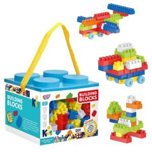 Τουβλάκια σε Κουτί Κύβο 100τεμ 15x15x13cm ToyMarkt 95450 - (1ΤΕΜ) - (75-430)