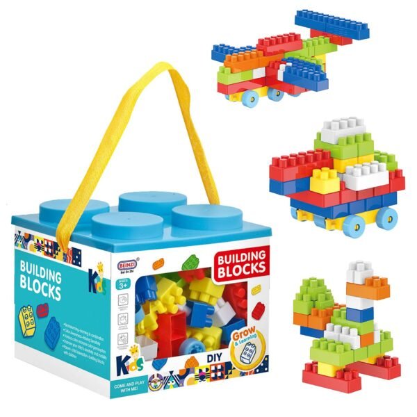 Τουβλάκια σε Κουτί Κύβο 100τεμ 15x15x13cm ToyMarkt 95450 - (1ΤΕΜ) - (75-430)