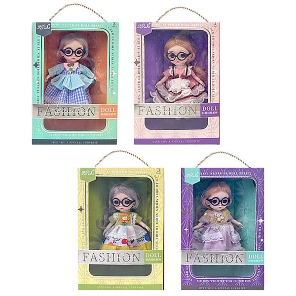Κούκλα 16cm Fashion με Γυαλιά 15x22x6cm ToyMarkt 98259 - (1ΤΕΜ) - (78-239)