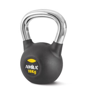 AMILA Kettlebell Rubber Cover Cr Handle 16Kg 44498