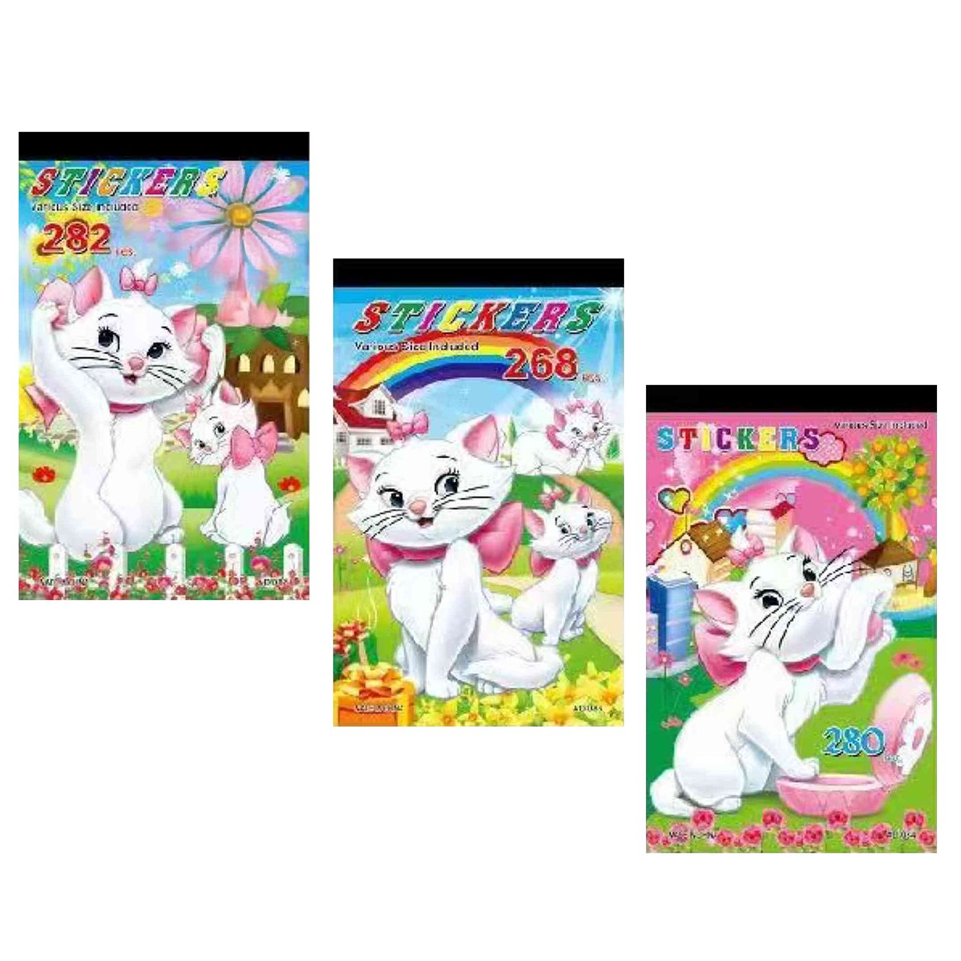 Άλμπουμ με Στίκερ Σχέδιο Γάτες 24,5x14,5cm JustNote 26745 - Τυχαίο-Χρώμα-Σχέδιο-Επιλογή - (12ΤΕΜ) - (6-725)