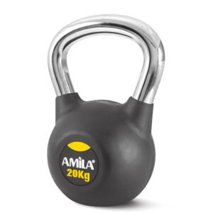 AMILA Kettlebell Rubber Cover Cr Handle 20Kg 44499