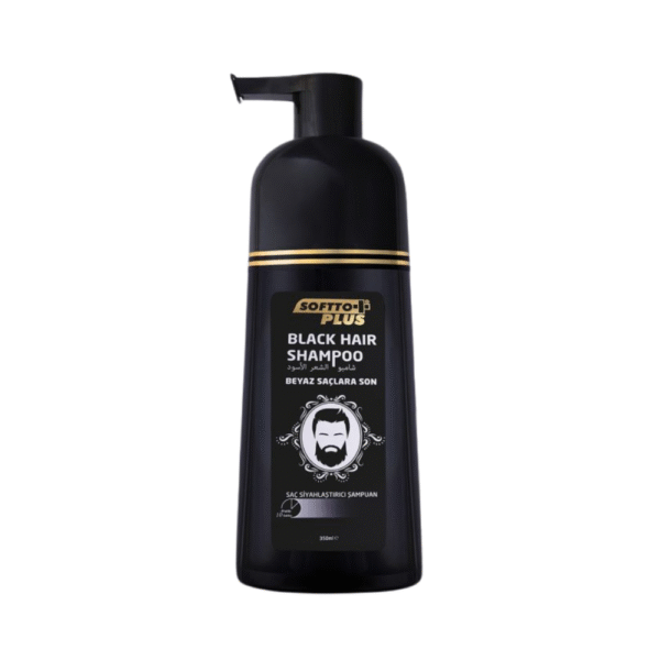 SOFFTO+ ΧΡΩΜΟΣΑΜΠΟΥΑΝ ΜΑΥΡΟ 350 ML