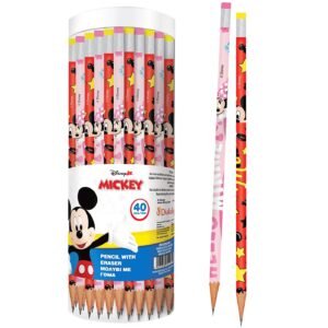 Μολύβι με Γόμα Mickey, Minnie Disney 000564961 - (40ΤΕΜ) - (50-3462)